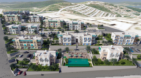 For sale from the owner, a finished residence with a panoramic view of the sea