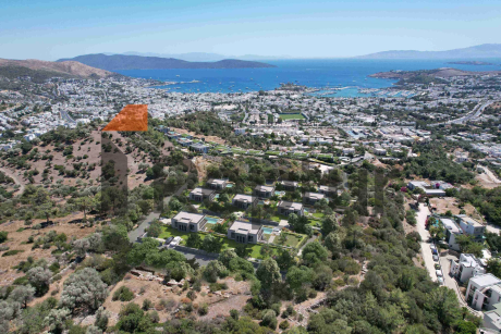 Villa project with private pool and view of the Aegean Sea from the agency Reptur