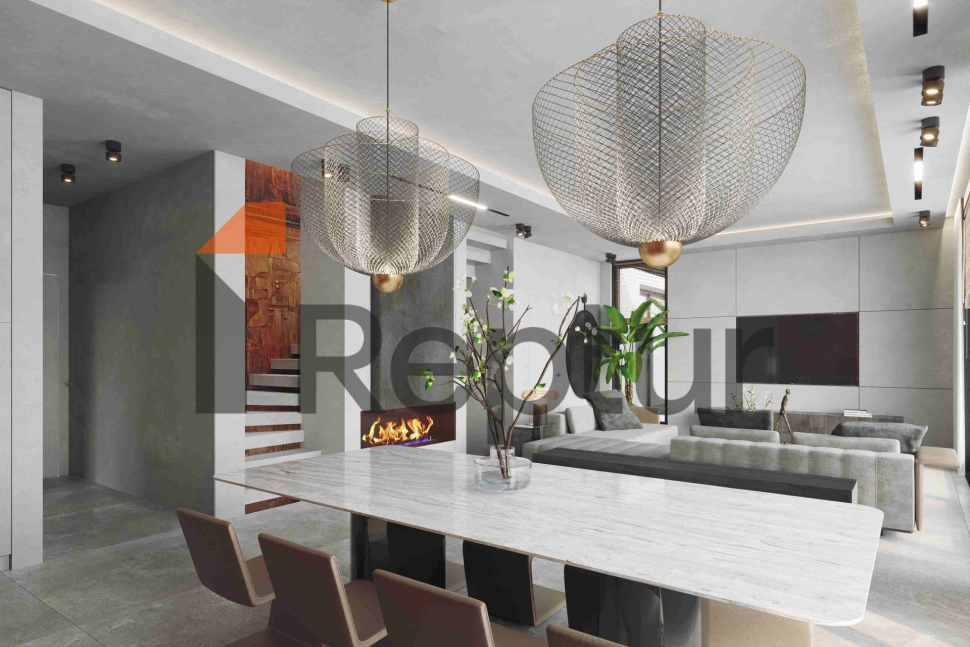 Villa project with private pool and view of the Aegean Sea from the agency Reptur