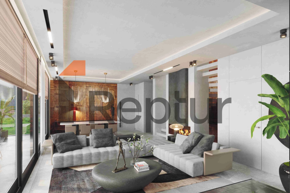 Villa project with private pool and view of the Aegean Sea from the agency Reptur