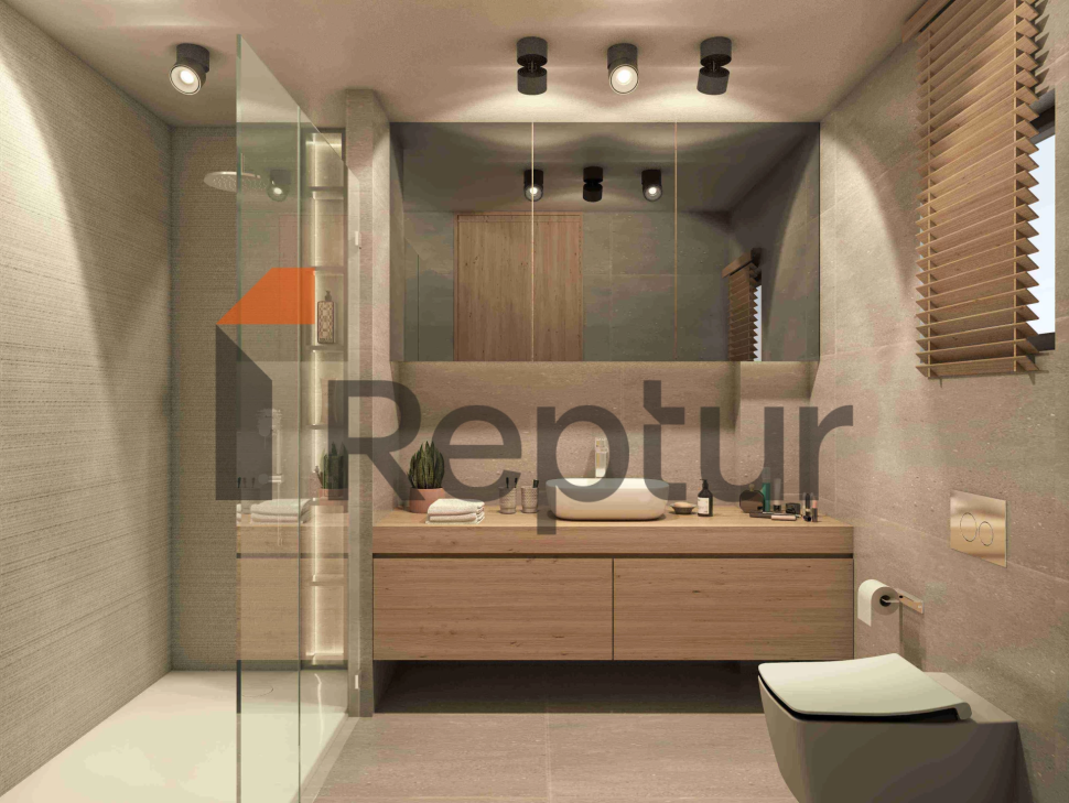 Villa project with private pool and view of the Aegean Sea from the agency Reptur