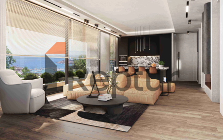 Villa project with private pool and view of the Aegean Sea from the agency Reptur