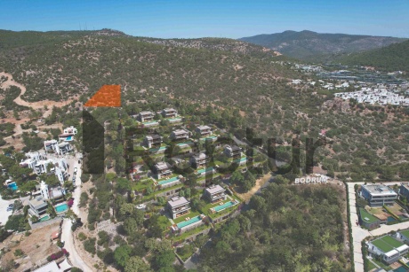 Villa project with private pool and view of the Aegean Sea from the agency Reptur