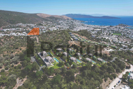 Villa project with private pool and view of the Aegean Sea from the agency Reptur