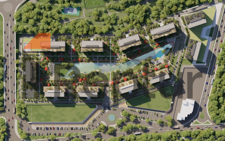 A unique project with high-quality infrastructure next to the park