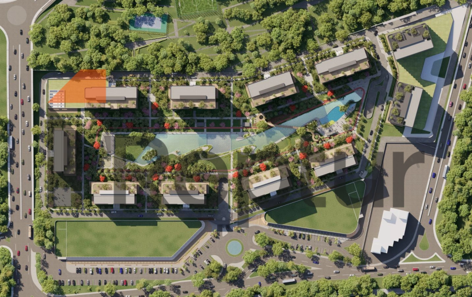 A unique project with high-quality infrastructure next to the park