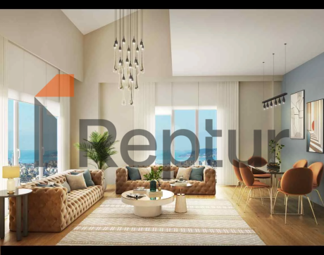 Family concept project in the center of a green area