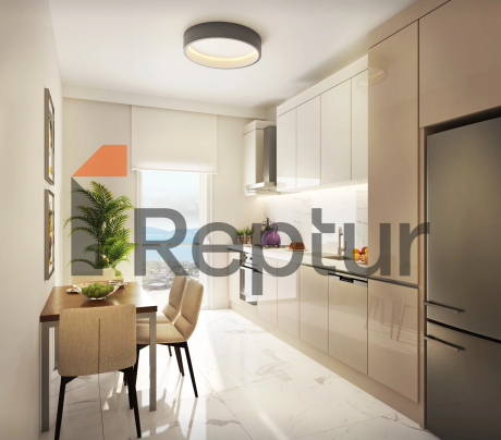 Family concept project in the center of a green area