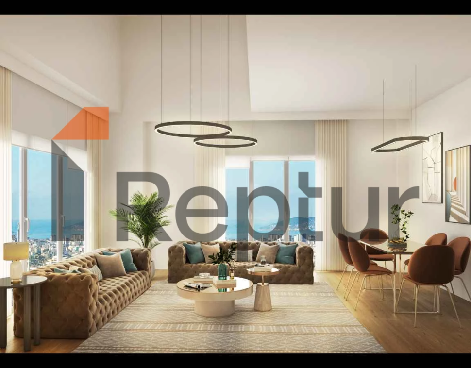 Family concept project in the center of a green area