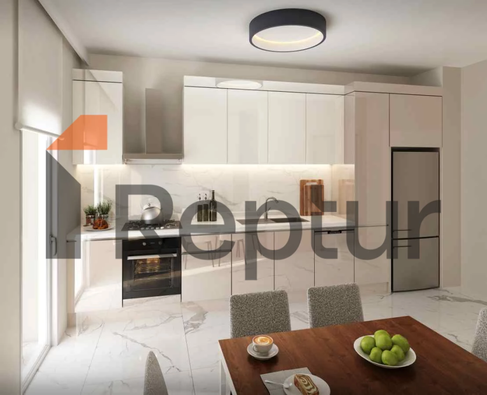 Family concept project in the center of a green area