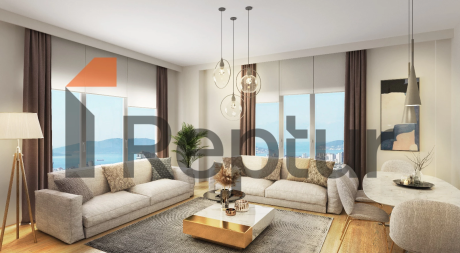 Family concept project in the center of a green area