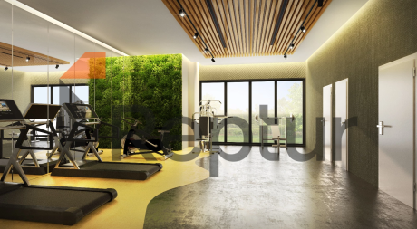 Family concept project in the center of a green area