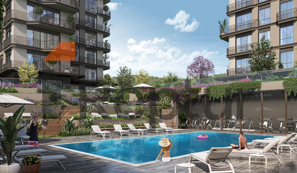 Modern investment project in business location Maslak