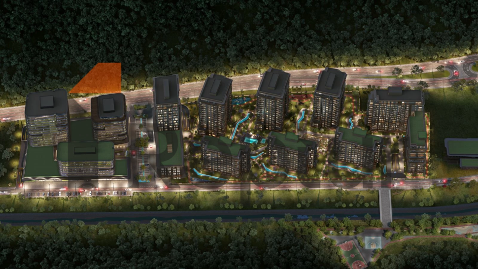 Modern investment project in business location Maslak