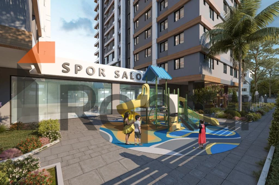 Comfortable residential complex ready for occupancy with a view of the lake