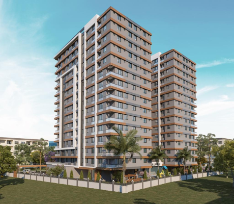 Comfortable residential complex ready for occupancy with a view of the lake