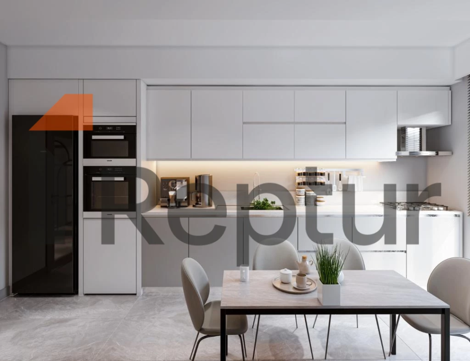 Comfortable residential complex ready for occupancy with a view of the lake