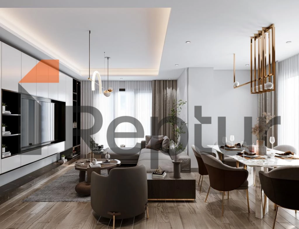 Comfortable residential complex ready for occupancy with a view of the lake