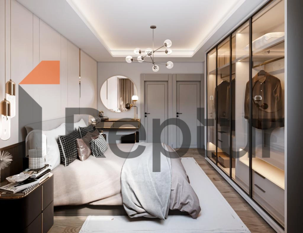 Comfortable residential complex ready for occupancy with a view of the lake