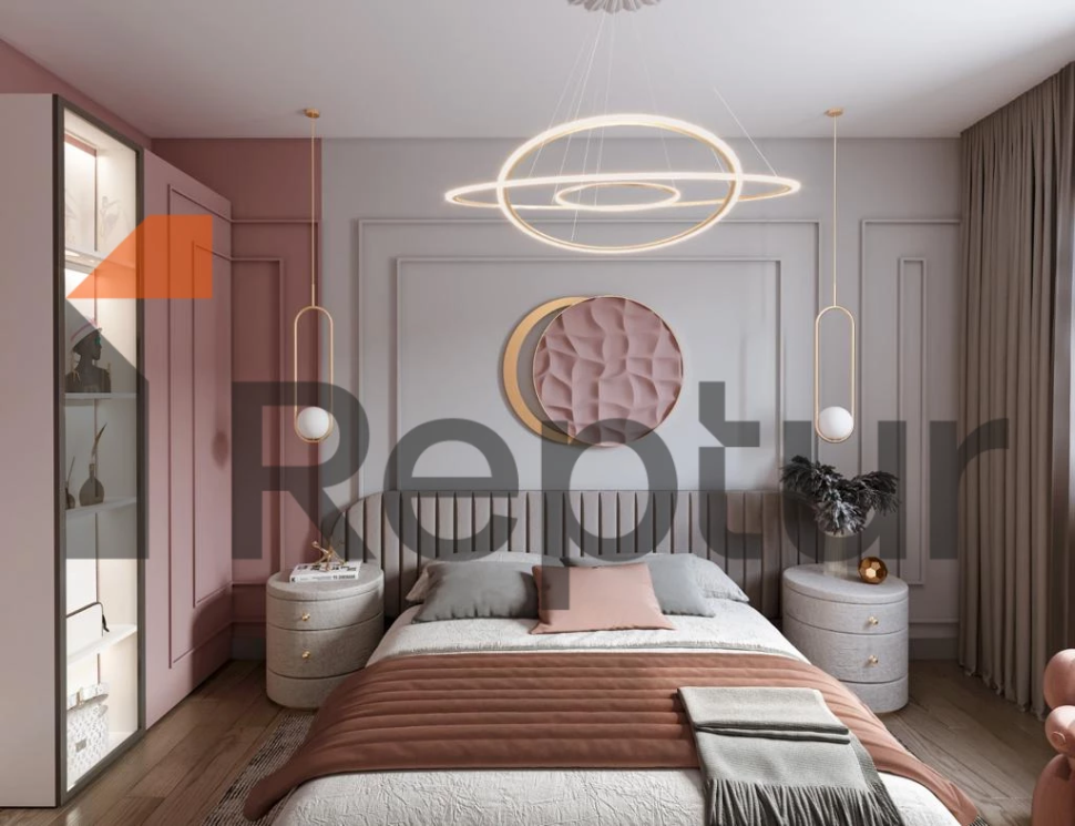 Comfortable residential complex ready for occupancy with a view of the lake