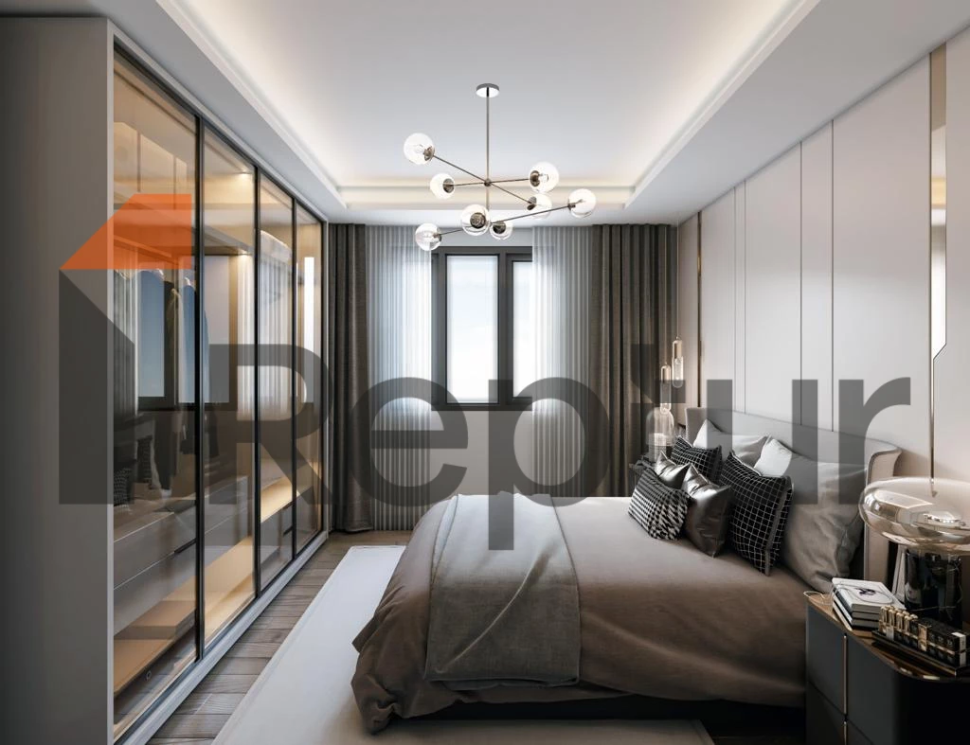 Comfortable residential complex ready for occupancy with a view of the lake