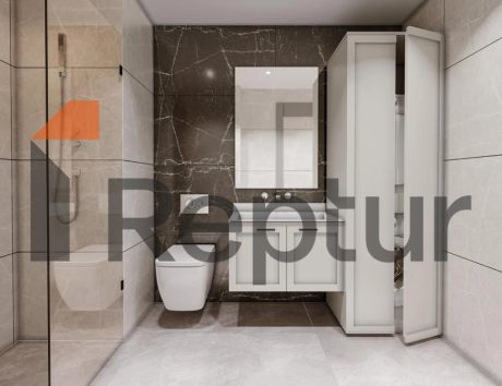 Comfortable residential complex ready for occupancy with a view of the lake