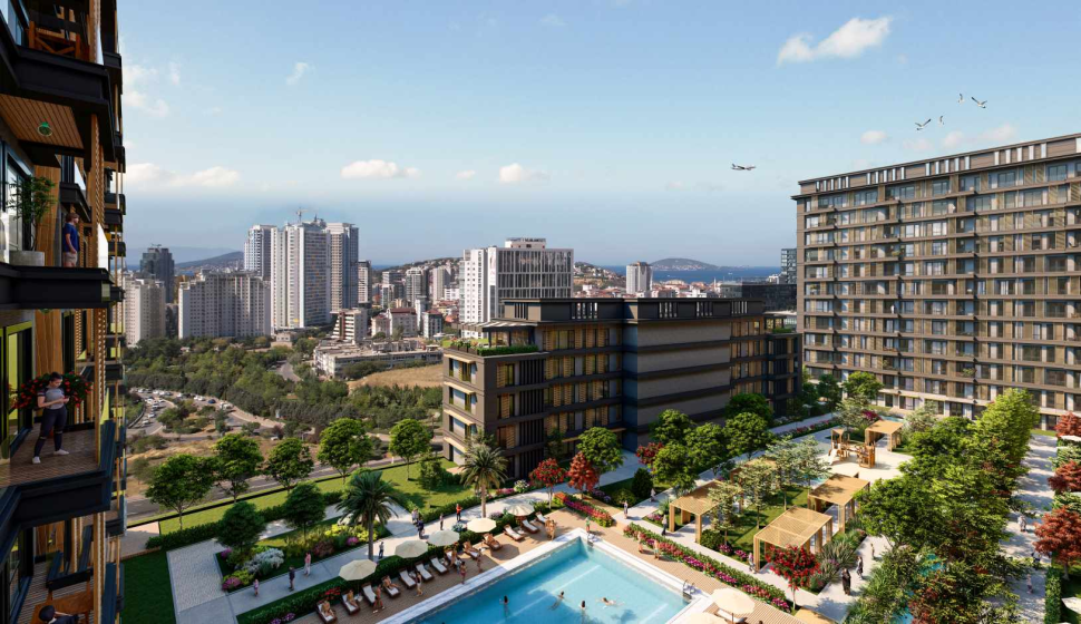 Unique project near metro station and shopping mall Anatolian side of Istanbul