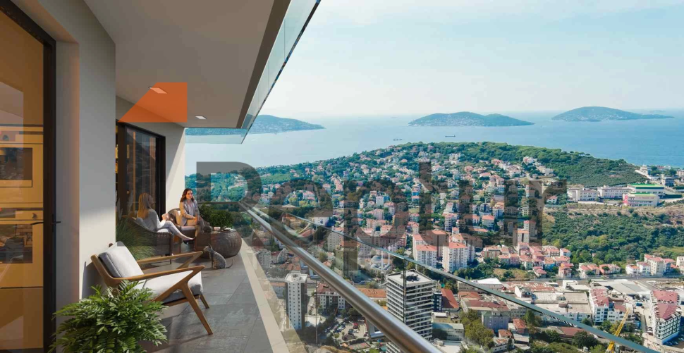 Maltepe Skyscraper Overlooking the Princes' Islands