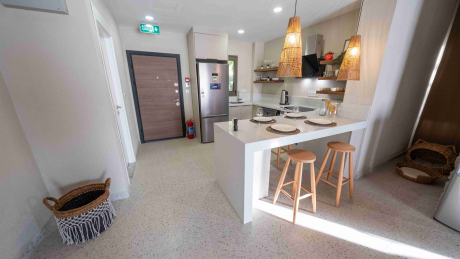 For rent Duplex Apartment Layout 2+1, with 2 bathrooms, balcony and terrace with access to the garden.