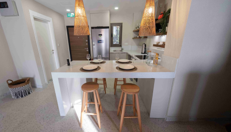 For rent Duplex Apartment Layout 2+1, with 2 bathrooms, balcony and terrace with access to the garden.