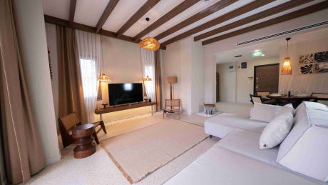 For rent Duplex Apartment Layout 2+1, with 2 Bathrooms, Balcony and Terrace with Access to the Pool