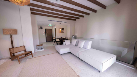 For rent Duplex Apartment Layout 2+1, with 2 Bathrooms, Balcony and Terrace with Access to the Pool