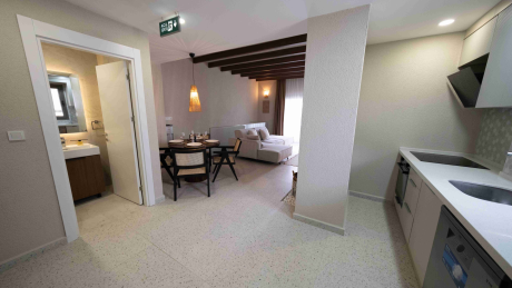 For rent Duplex Apartment Layout 2+1, with 2 Bathrooms, Balcony and Terrace with Access to the Pool