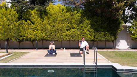 For rent Duplex Apartment Layout 2+1, with 2 Bathrooms, Balcony and Terrace with Access to the Pool