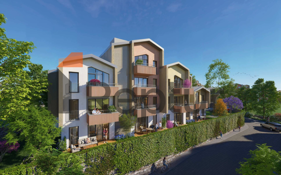 Residence under construction with rich infrastructure in Kusadasi