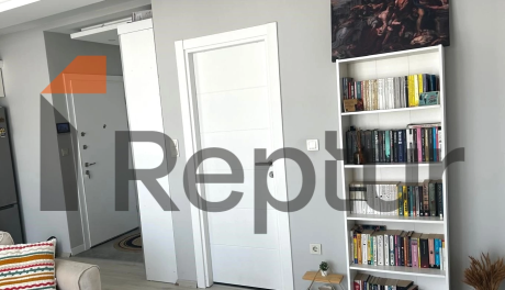 Modern design 1+1 apartment with large windows in the central area of Istanbul for sale