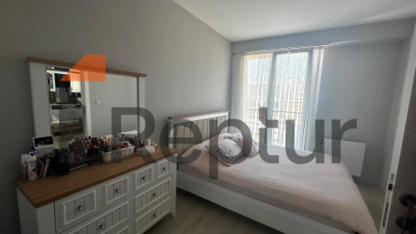 Modern design 1+1 apartment with large windows in the central area of Istanbul for sale