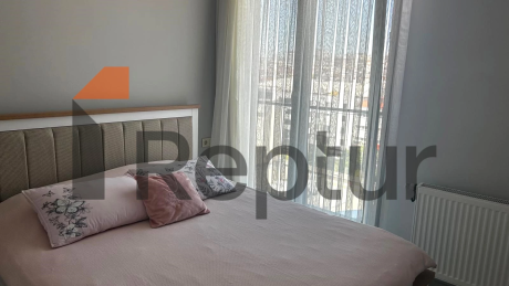 Modern design 1+1 apartment with large windows in the central area of Istanbul for sale