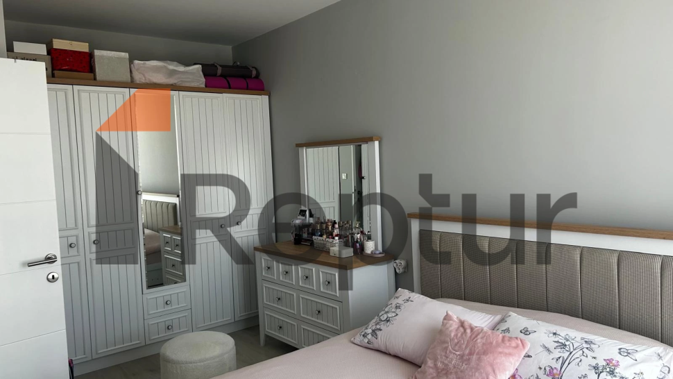 Modern design 1+1 apartment with large windows in the central area of Istanbul for sale