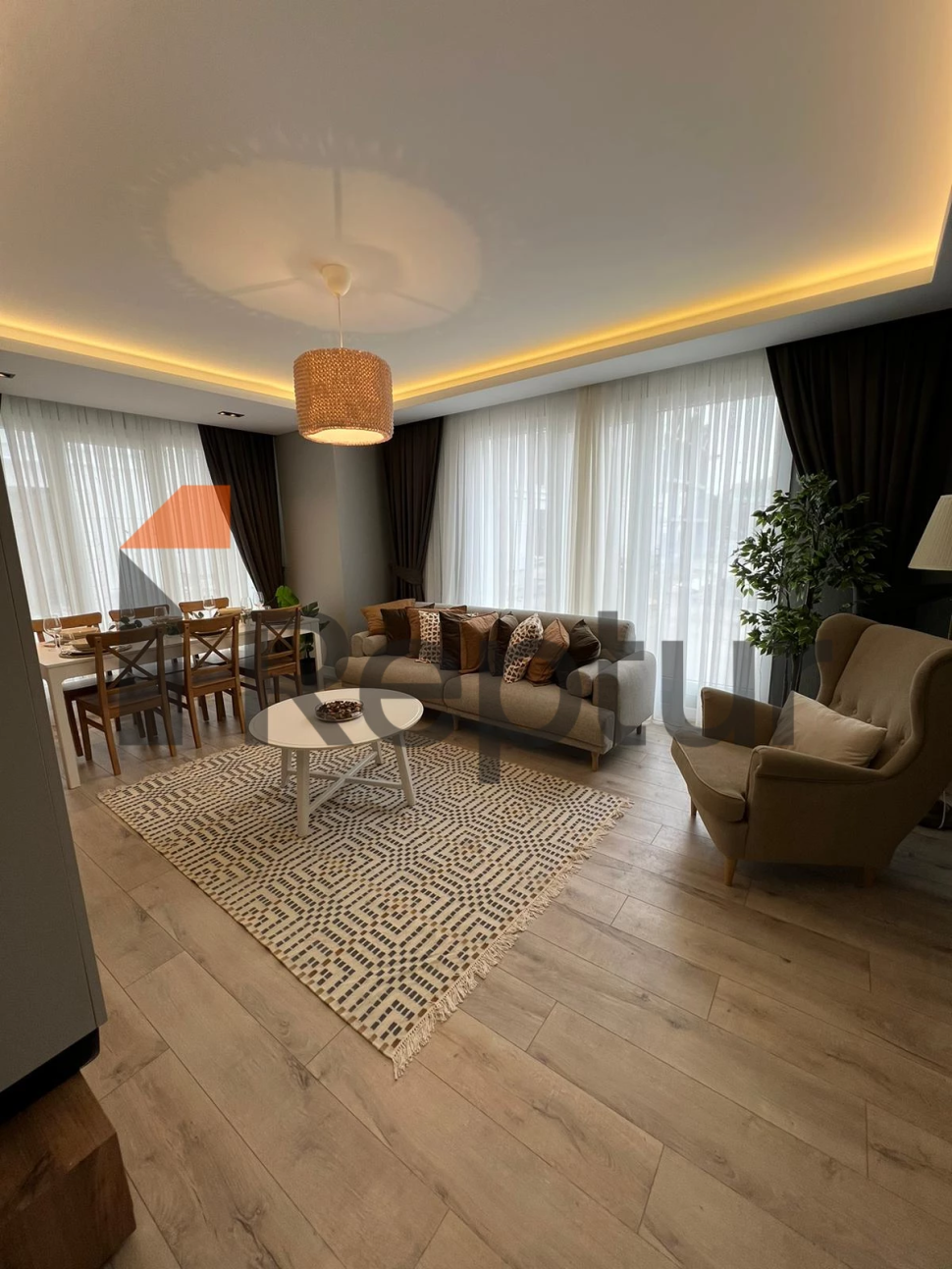 Comfortable family project along the embankment