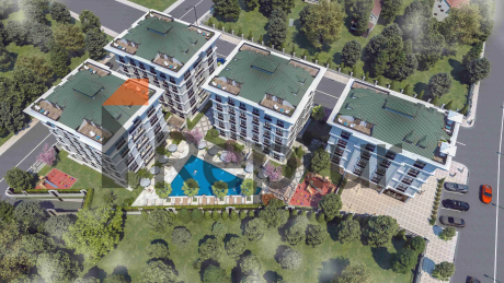 Comfortable family project along the embankment