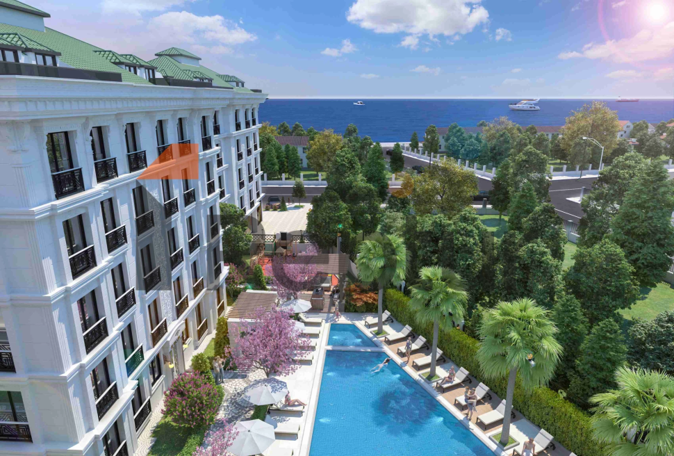 Comfortable family project along the embankment