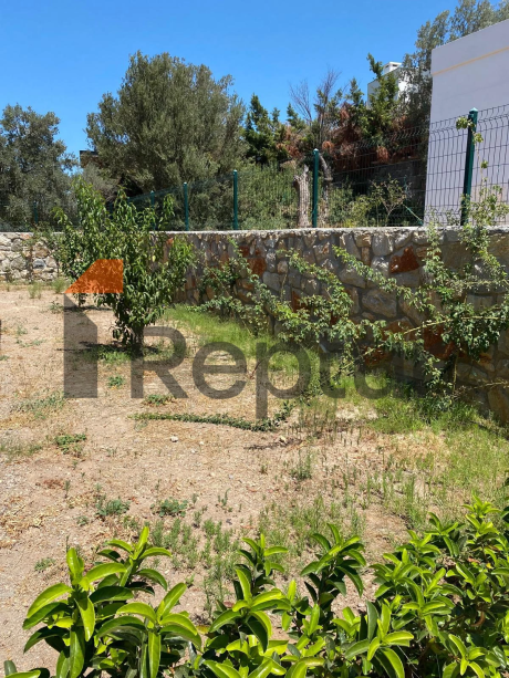 Cottage in a modern interior made of natural stone in Bodrum