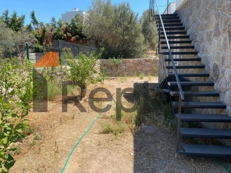 Cottage in a modern interior made of natural stone in Bodrum