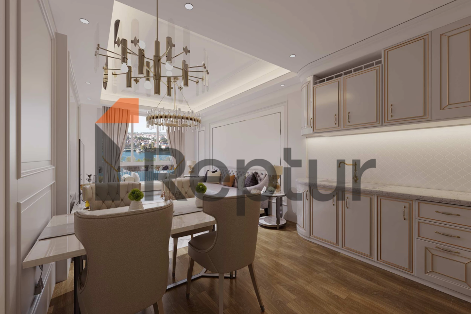 Contemporary project on the Golden Horn with views of the Bosphorus