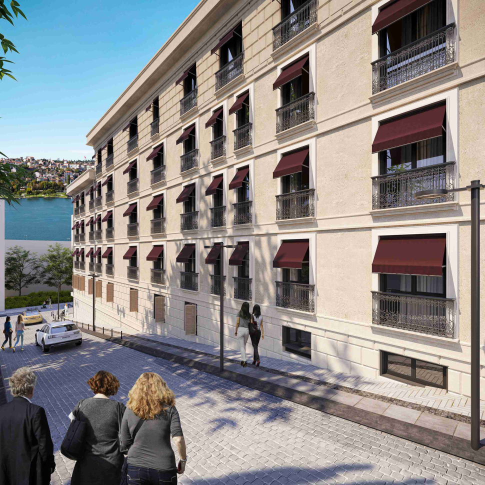 Contemporary project on the Golden Horn with views of the Bosphorus