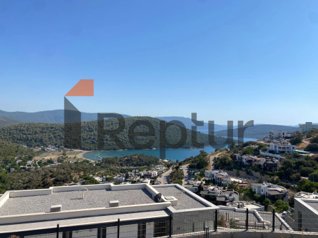 Comfortable project with sea view in Adabükü