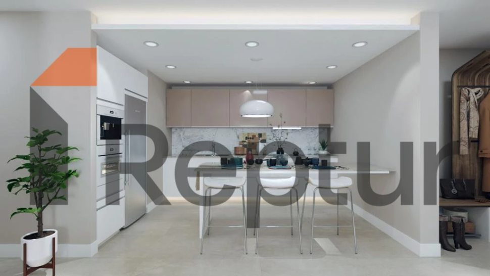 Comfortable project with sea view in Adabükü