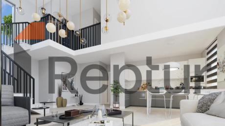 Comfortable project with sea view in Adabükü