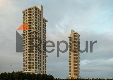 Residence in Atasehir district with view of Financial Center and Princes' Islands on Asian side of Istanbul